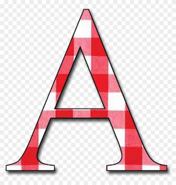 Granny Enchanted's Blog - Letter A In Red