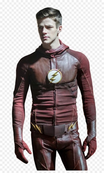 Grant Gustin The Flash Green Arrow Sara Lance - suit 