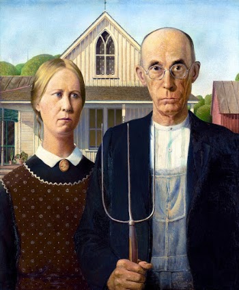 Grant Wood's American Gothic (1930) | Free Photo Illustration - rawpixel