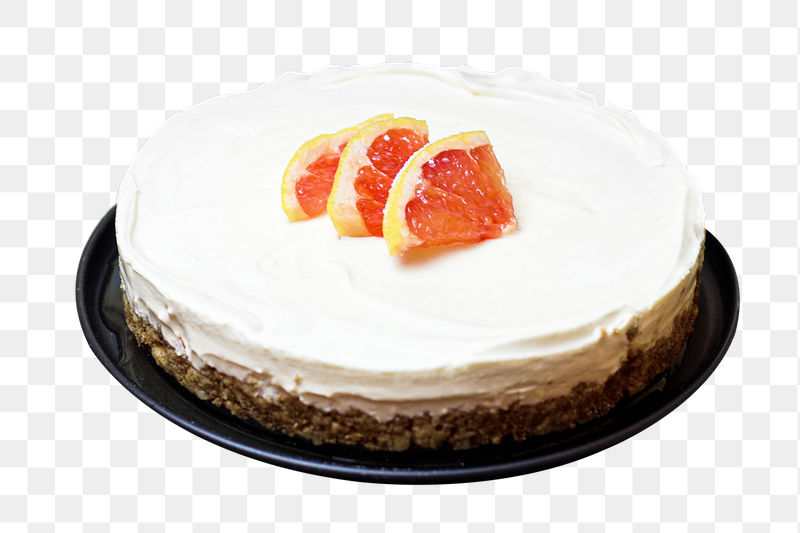Grapefruit cheesecake dessert png sticker, | Free PNG - rawpixel