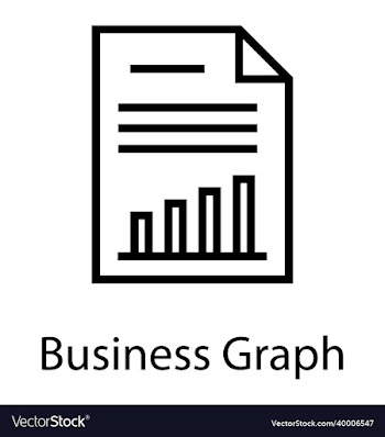 graph chart line icon page report bars