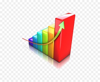 Graph of a function Revenue Bar chart Business Pie chart - Rising ladder 