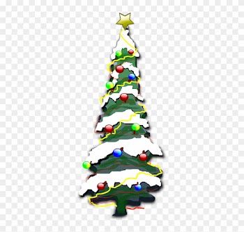 Graphic Christmas Tree 11, Buy Clip Art - Snowy Christmas Tree Cartoon