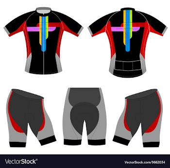 Graphic cycling vector image