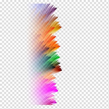 Graphic design Art, Colorful Art Feather transparent background PNG clipart