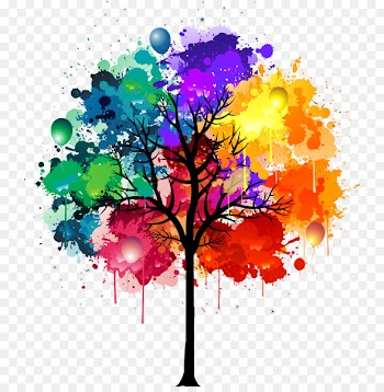 Graphic design Art Illustrator - Cartoon hand-painted graffiti tree 