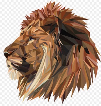 Graphic design Art - Vector Lion Head 