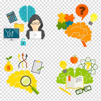 Graphic design Brain Euclidean Agy, colorful design of the brain transparent background PNG clipart