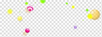 Graphic design Brand Pattern, Color ball halo floating material transparent background PNG clipart
