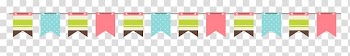 Graphic design Brand Pattern, Colorful cute little flag decoration pattern transparent background PNG clipart