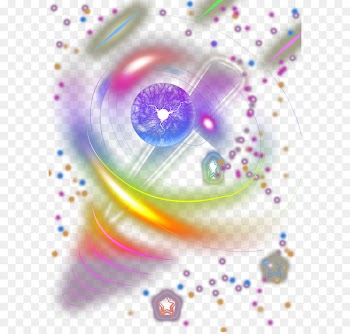 Graphic design Circle Computer Wallpaper - Colorful aura 