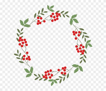 Graphic Design Clip Art - Christmas Wreath Graphic Vector