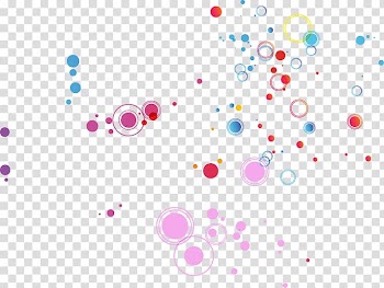 Graphic design Designer, Colorful abstract holiday circle point transparent background PNG clipart