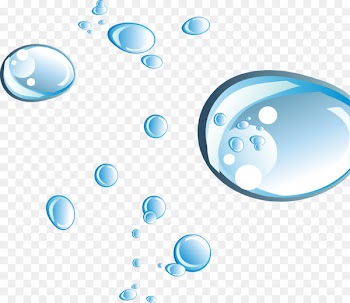 Graphic design Drop Water - Transparent blue water drops pattern 