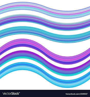 Graphic design element set - gradient ribbons vector image