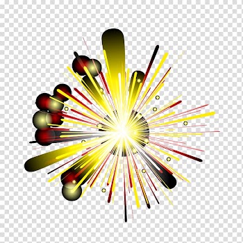 Graphic design Fireworks, Geometric color shine bright fireworks transparent background PNG clipart