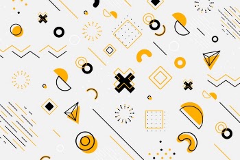 Graphic design geometric wallpaper Free Vector