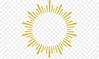 Graphic design - Golden sun rays personality 