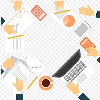 Graphic design Meeting - Business meeting border vector material 