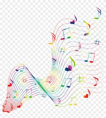Graphic Design Musical Note Illustration - Color Music Notes Png