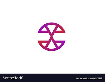 graphic design of circle x logo