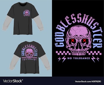 graphic design of hustler skull