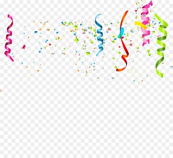 Graphic design Paper Fireworks - Colorful ribbon fireworks display 