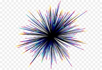 Graphic design Pattern - Colorful light ray effect elements 