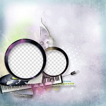 Graphic design Piano Music, CD piano keys decorated circular frame transparent background PNG clipart