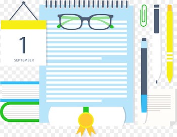 Graphic design - School supplies 