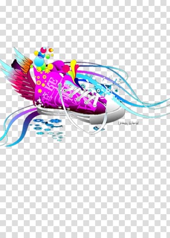 Graphic design Shoe Designer Illustration, Colorful shoes transparent background PNG clipart