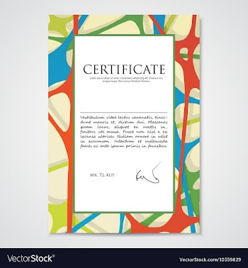 Graphic design template document with hand drawn vector image