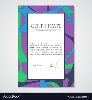 Graphic design template document with hand drawn vector image