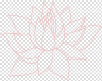 Graphic design Textile Petal Pattern, Pink Lotus line transparent background PNG clipart