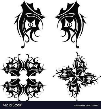 Graphic design Tribal tattoo vector image
