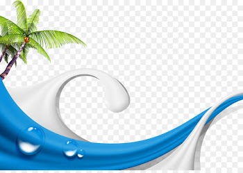 Graphic design - Water waves 