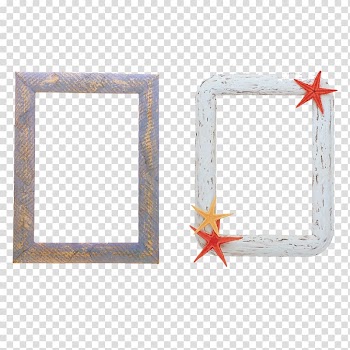 Graphic film Digital video frame , Starfish framework transparent background PNG clipart