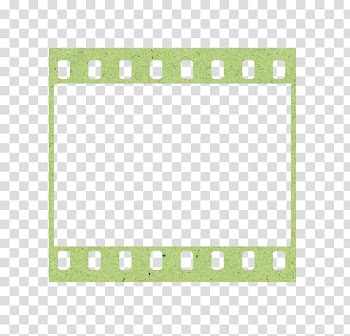 Graphic film Film frame Filmstrip , Green film style border transparent background PNG clipart