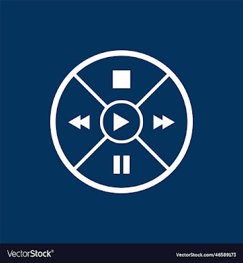 graphic icon design of circle shape music button
