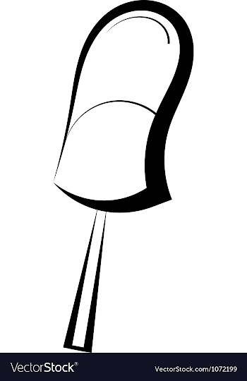 Graphic image of ice cream eps10 vector image