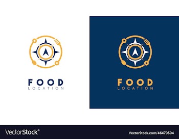 graphic of food location