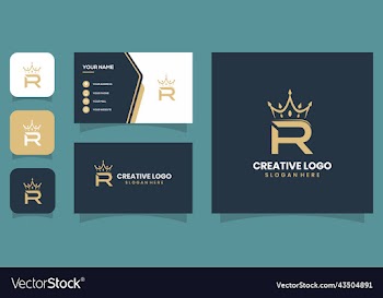 graphic of letter r and crown logo