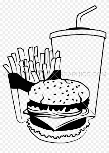 Graphic Royalty Free Fast At Getdrawings Com - Fast Food Drawing Easy