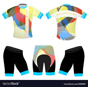Graphics colors on sports t-shirt vector image
