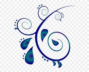 Graphics For Royal Blue Wedding Scroll Graphics - Free Paisley Clip Art