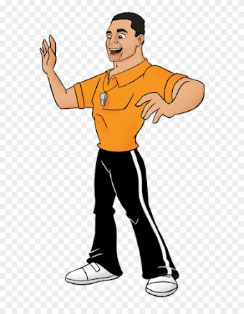 Graphics For Soccer Coach Graphics - Cartoon Coach Png