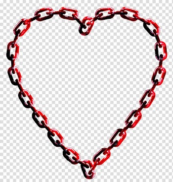 Graphics Heart Shape Chain, heart transparent background PNG clipart