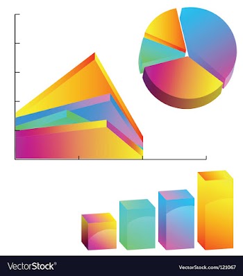Graphs vector image