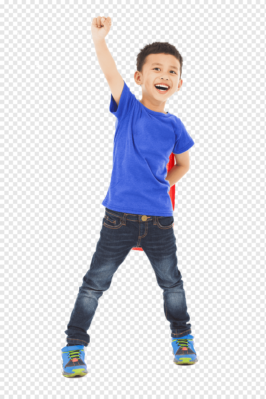 graphy Child Superhero, child, tshirt, blue, child png