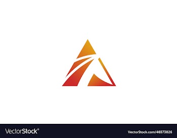 grapich design of triangle alogo